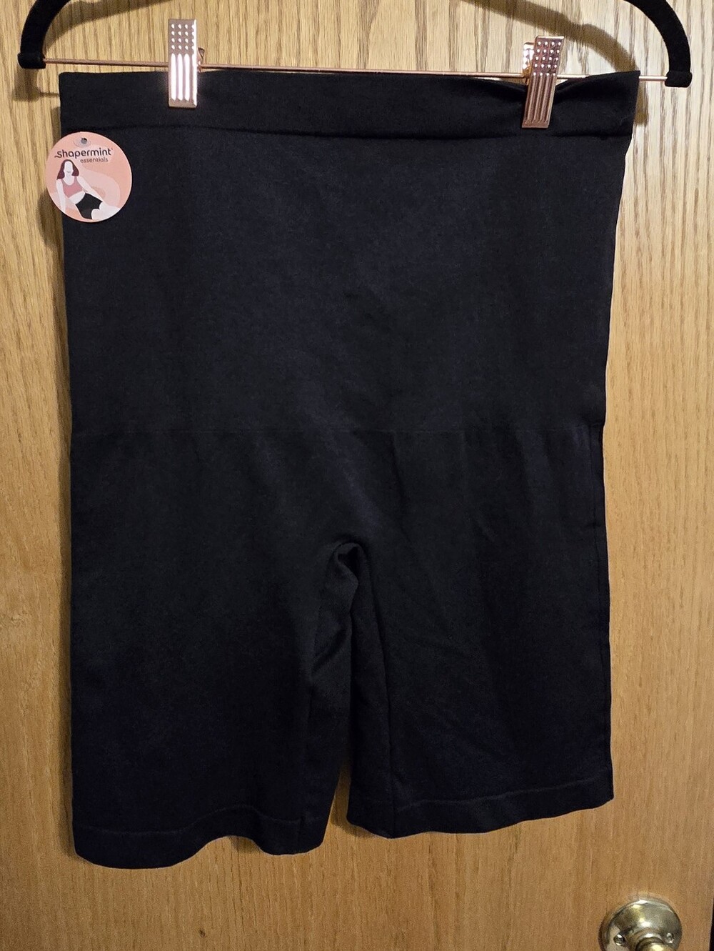 Shapermint Black High-Waist Shaping  Shorts